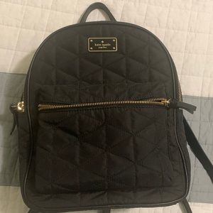 Kate spade black backpack purse